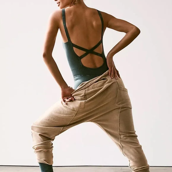 Free People Good Karma Onesie: Shark Size Medium/Large. NWOT. - Picture 3 of 7